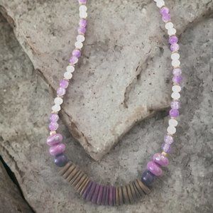 Radiant purple and bronze with gold accents